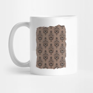 Haunted Mansion Wallpaper Mocha Brown #Neutral Mug